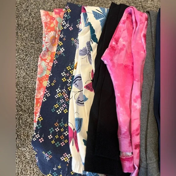 10 Pairs of Girls’ Leggings Sz 10/12 - Picture 4 of 8